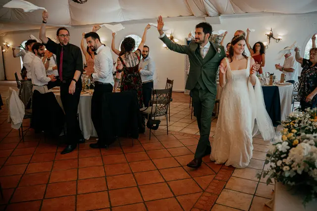 Boda de Vega y Pablo en Masía de Lacy, Náquera banquete