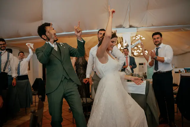 Boda de Vega y Pablo en Masía de Lacy, Náquera banquete