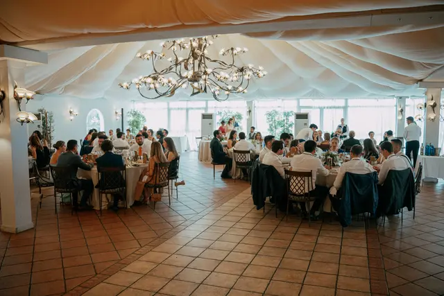 Boda de Vega y Pablo en Masía de Lacy, Náquera banquete