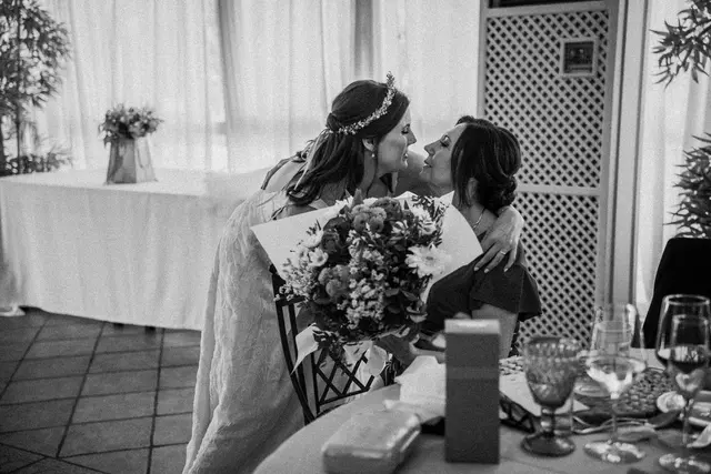 Boda de Vega y Pablo en Masía de Lacy, Náquera banquete
