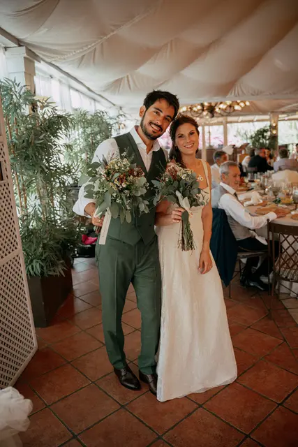 Boda de Vega y Pablo en Masía de Lacy, Náquera banquete