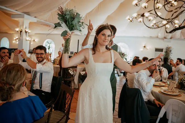 Boda de Vega y Pablo en Masía de Lacy, Náquera banquete
