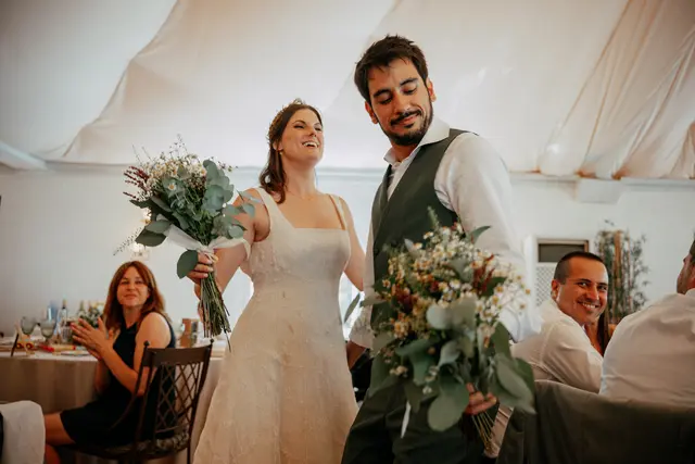 Boda de Vega y Pablo en Masía de Lacy, Náquera banquete portada