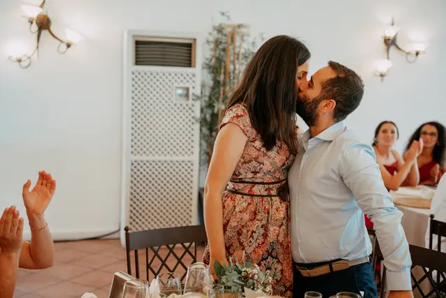 Boda de Vega y Pablo en Masía de Lacy, Náquera banquete