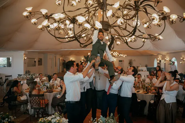 Boda de Vega y Pablo en Masía de Lacy, Náquera banquete portada