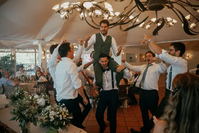 Boda de Vega y Pablo en Masía de Lacy, Náquera banquete