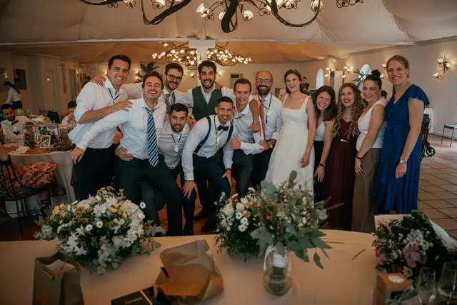 Boda de Vega y Pablo en Masía de Lacy, Náquera banquete
