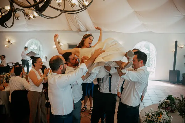 Boda de Vega y Pablo en Masía de Lacy, Náquera banquete