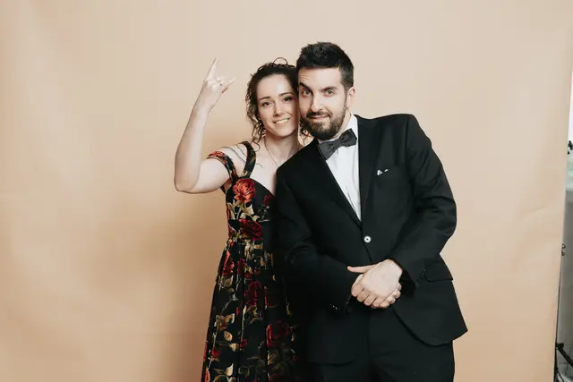 Boda de Vega y Pablo en Masía de Lacy, Náquera photocall