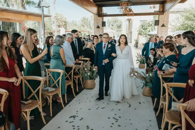 Reportaje boda San Patrcio Celia Ruben Salida / Entrada