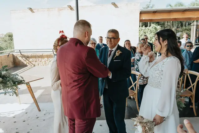 Reportaje boda San Patrcio Celia Ruben Salida / Entrada