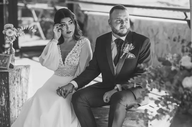 Reportaje boda San Patrcio Celia Ruben BW ceremonia