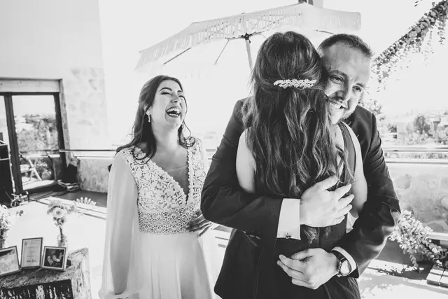 Reportaje boda San Patrcio Celia Ruben BW ceremonia