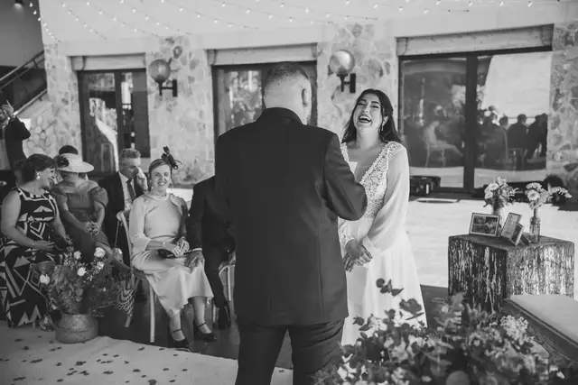 Reportaje boda San Patrcio Celia Ruben BW ceremonia