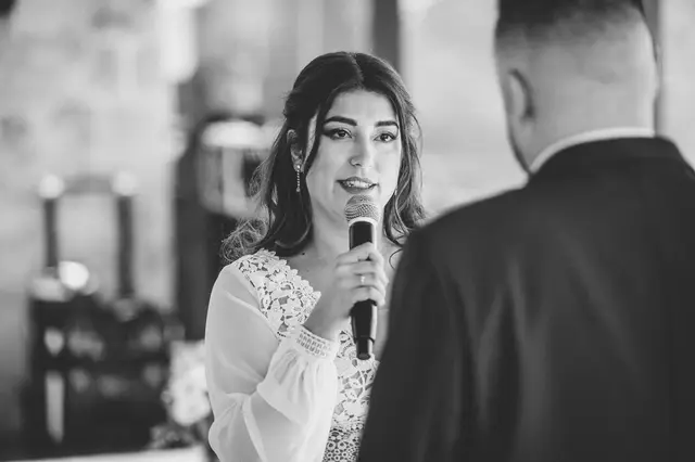 Reportaje boda San Patrcio Celia Ruben BW ceremonia