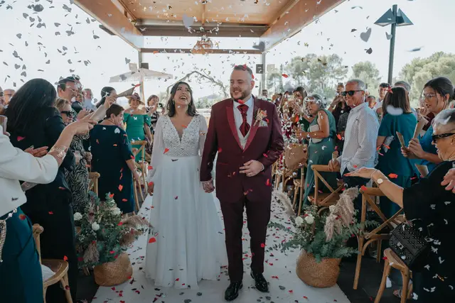 Reportaje boda San Patrcio Celia Ruben Salida / Entrada