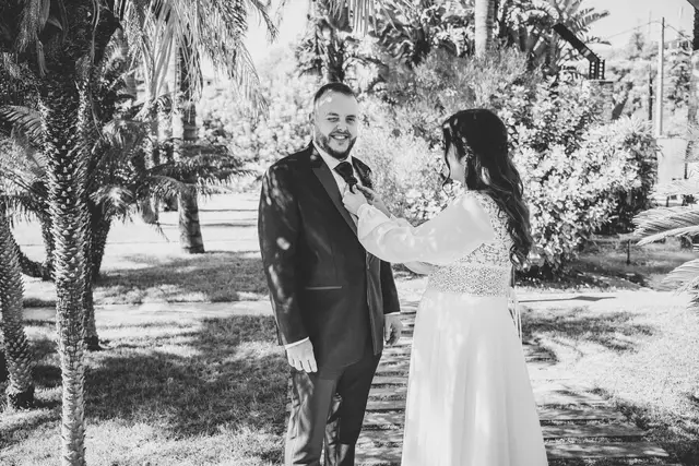 Reportaje boda San Patrcio Celia Ruben BW sesion pareja