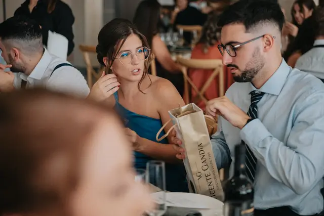 Reportaje boda San Patrcio Celia Ruben banquete