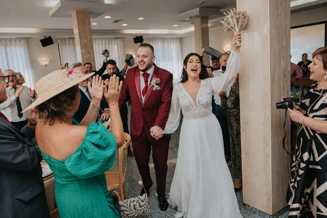 Reportaje boda San Patrcio Celia Ruben banquete