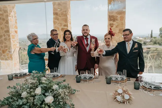 Reportaje boda San Patrcio Celia Ruben banquete