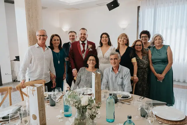 Reportaje boda San Patrcio Celia Ruben banquete