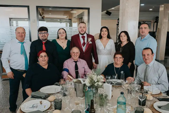 Reportaje boda San Patrcio Celia Ruben banquete