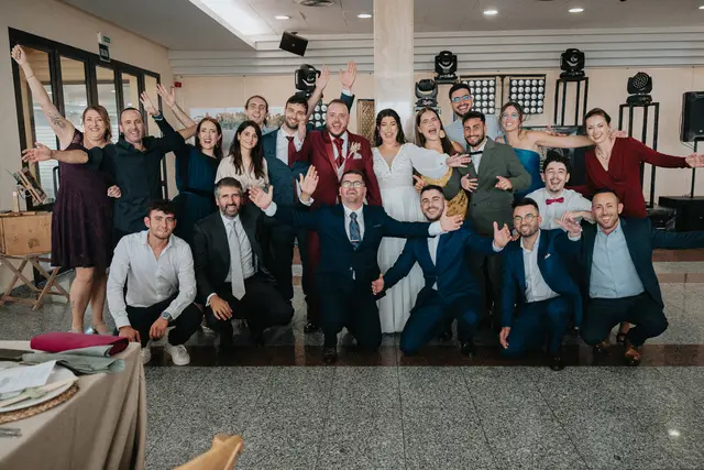 Reportaje boda San Patrcio Celia Ruben banquete