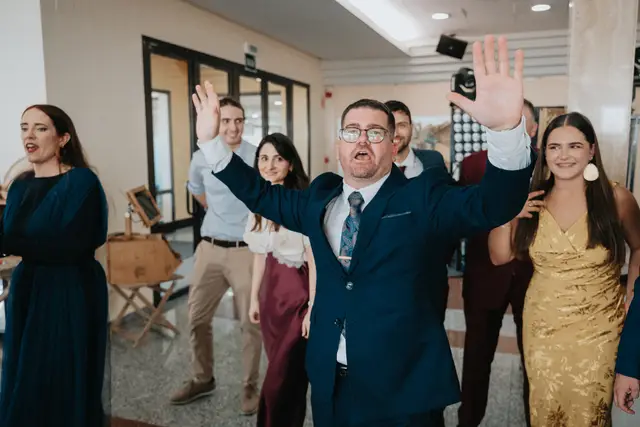 Reportaje boda San Patrcio Celia Ruben banquete