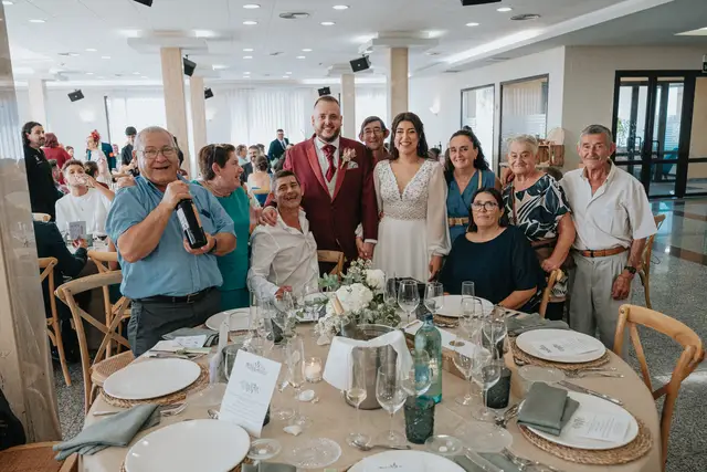 Reportaje boda San Patrcio Celia Ruben banquete