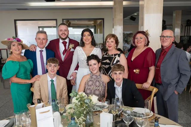 Reportaje boda San Patrcio Celia Ruben banquete