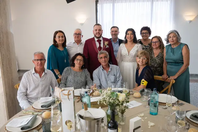 Reportaje boda San Patrcio Celia Ruben banquete