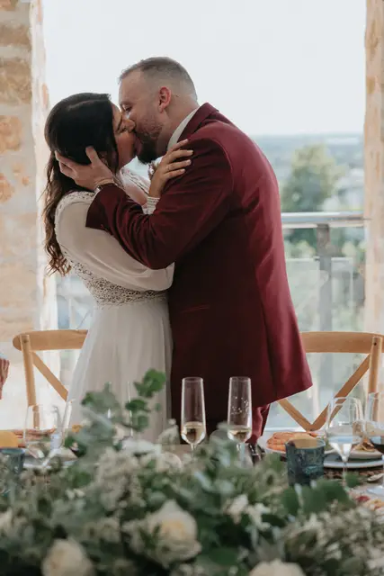 Reportaje boda San Patrcio Celia Ruben banquete