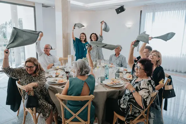 Reportaje boda San Patrcio Celia Ruben banquete