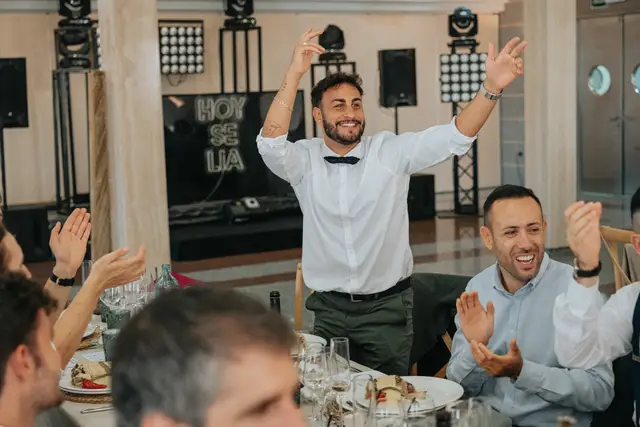 Reportaje boda San Patrcio Celia Ruben banquete