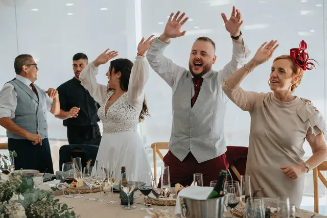 Reportaje boda San Patrcio Celia Ruben banquete