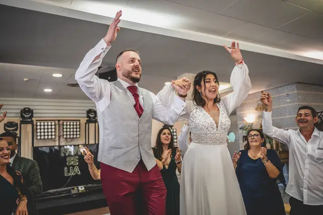 Reportaje boda San Patrcio Celia Ruben banquete