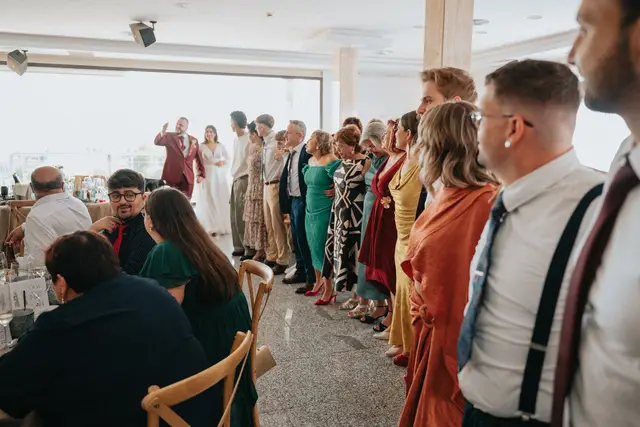 Reportaje boda San Patrcio Celia Ruben banquete