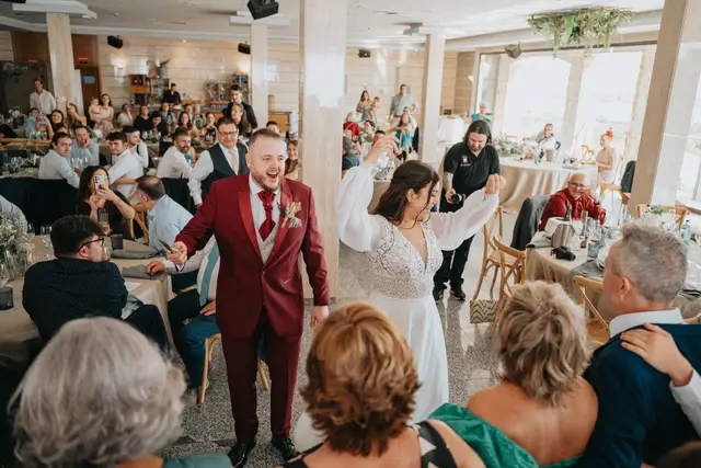 Reportaje boda San Patrcio Celia Ruben banquete