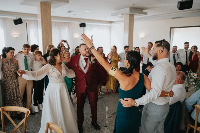 Reportaje boda San Patrcio Celia Ruben banquete