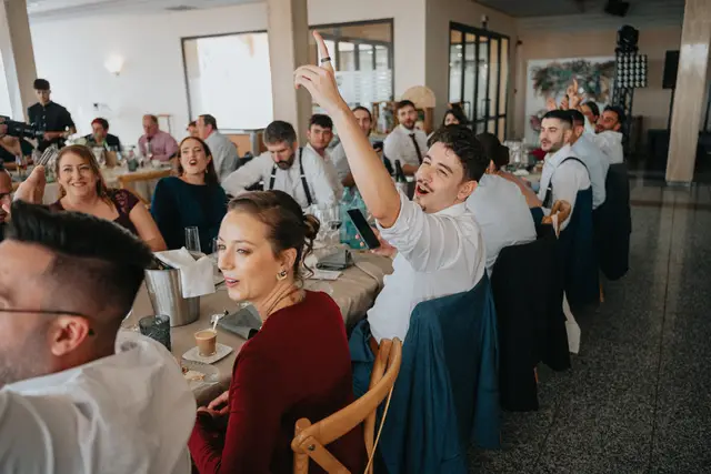 Reportaje boda San Patrcio Celia Ruben banquete