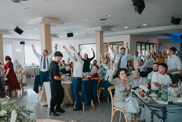 Reportaje boda San Patrcio Celia Ruben banquete