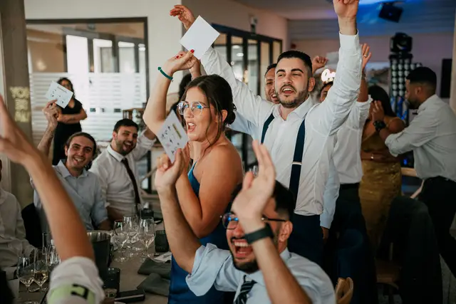 Reportaje boda San Patrcio Celia Ruben banquete