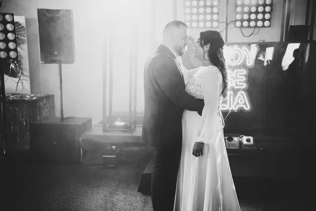 Reportaje boda San Patrcio Celia Ruben BW baile nupcial