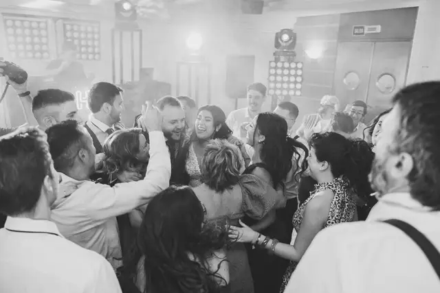 Reportaje boda San Patrcio Celia Ruben BW fiesta