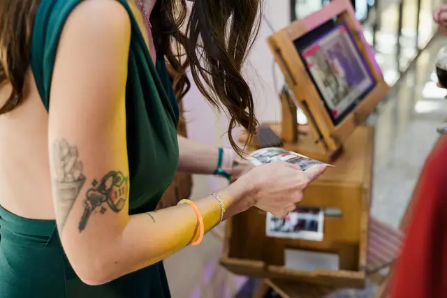 Reportaje boda San Patrcio Celia Ruben photocall