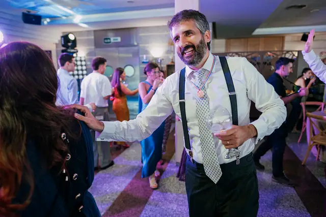 Reportaje boda San Patrcio Celia Ruben BW fiesta