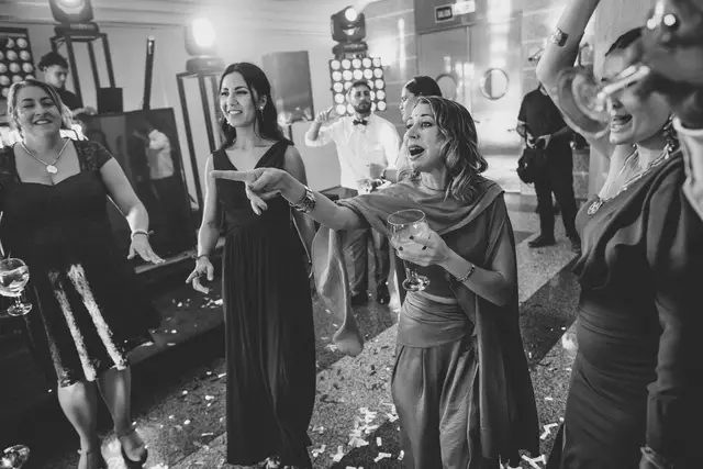 Reportaje boda San Patrcio Celia Ruben BW fiesta