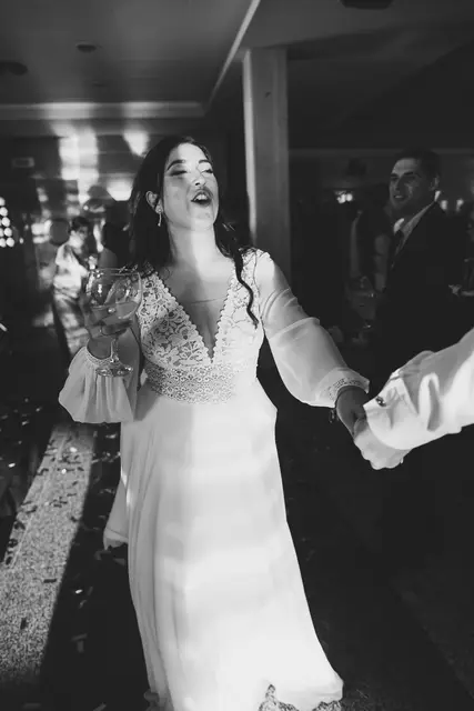 Reportaje boda San Patrcio Celia Ruben BW fiesta