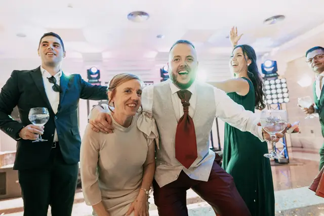 Reportaje boda San Patrcio Celia Ruben fiesta