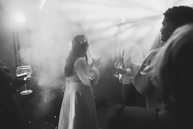 Reportaje boda San Patrcio Celia Ruben BW fiesta